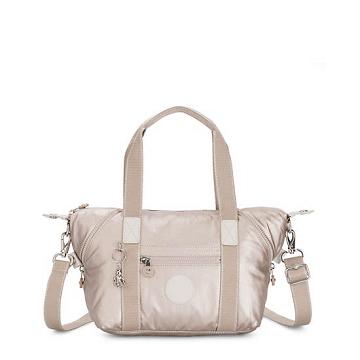 Kipling Art Mini Metallic Schoudertassen Beige | BE 1382ZU